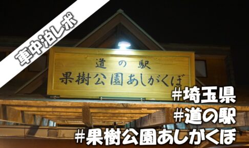 車中泊にオススメできない理由３選とは 車中泊レポ 埼玉県 道の駅果樹公園あしがくぼ 道の駅 ブログ