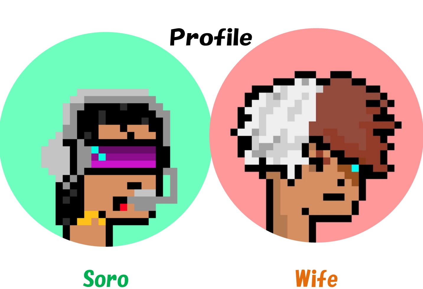 プロフィール：そろ（Soro）と妻（Wife）